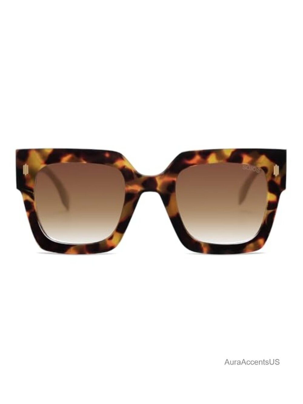 Oversized Square Sunglasses UV400 Full Frame Retro Shield